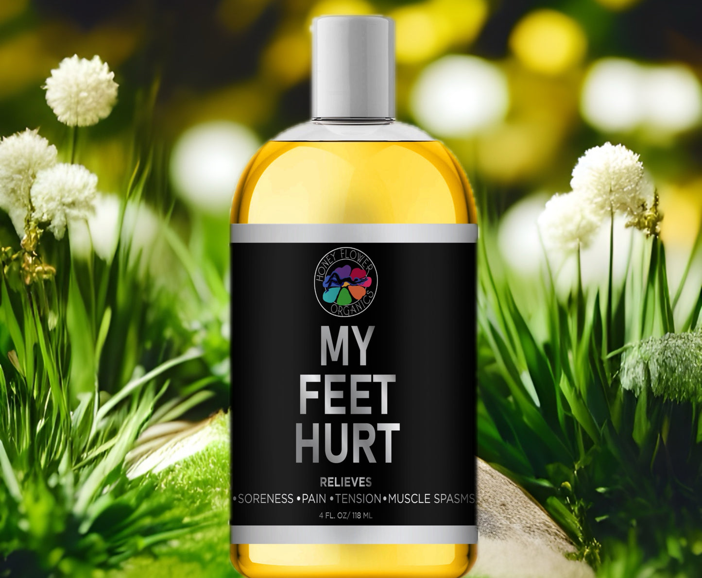 "My Feet Hurt"  Healing Pain Relief Massage Oil